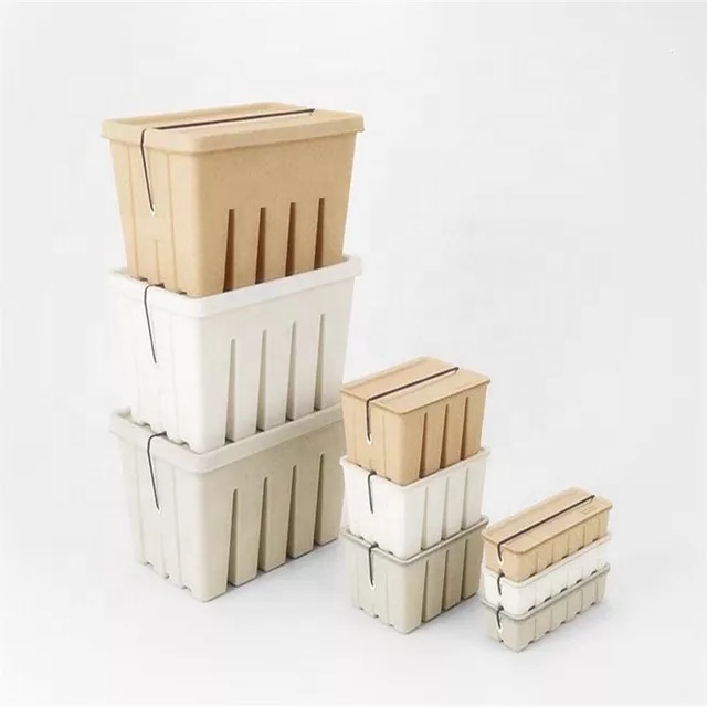 Pulp molded paper tray