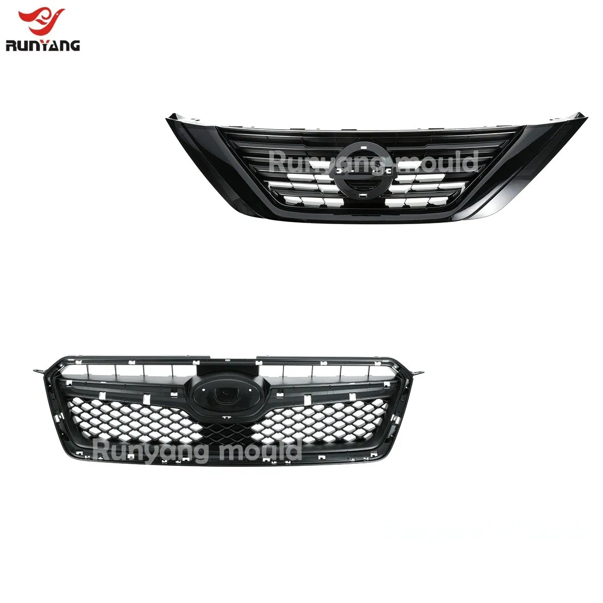 Taizhou Customized Car Parts Exterior Accessories Front Bumper Automotive Grille Mold ABS Material OEM Plastic Injection Grille Mould