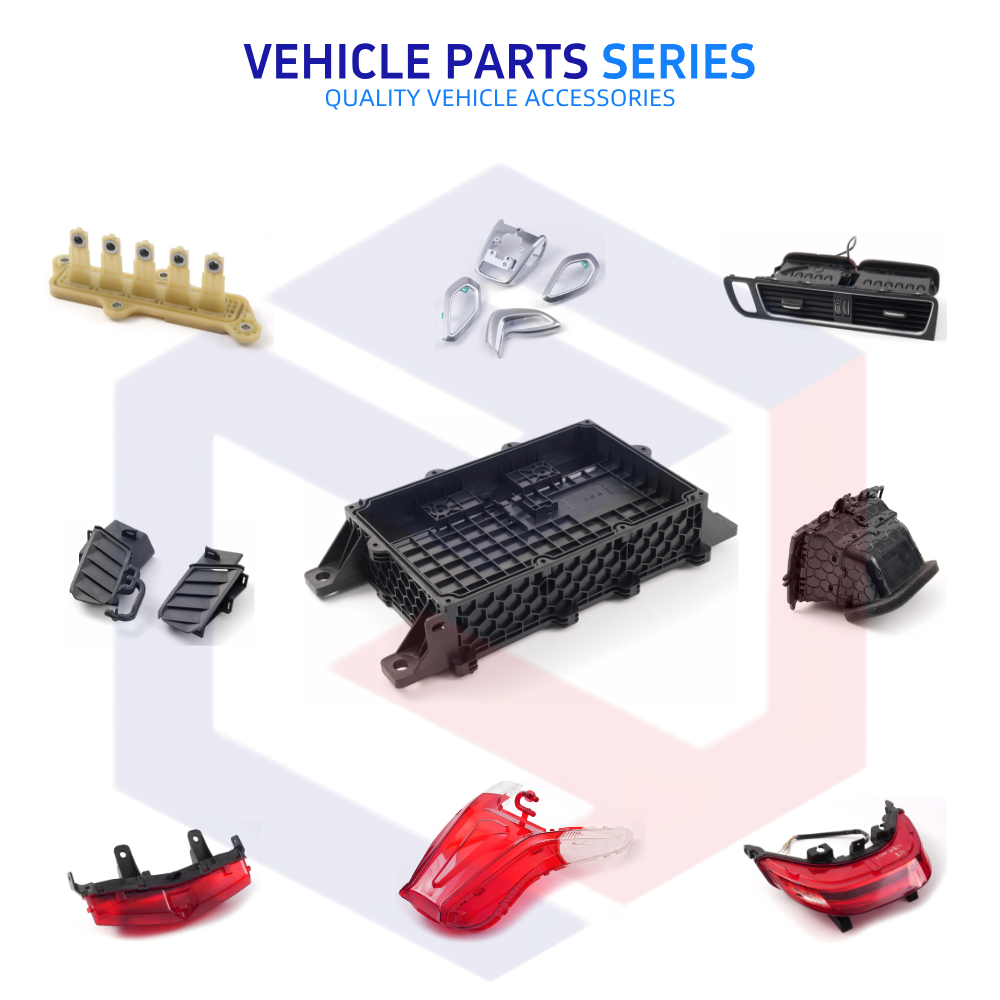 Custom OEM Manufacturing IATF16949 Automotive Air Vent Housing Injection Mold Heat-Resistant Plastic Tooling for Auto Interior