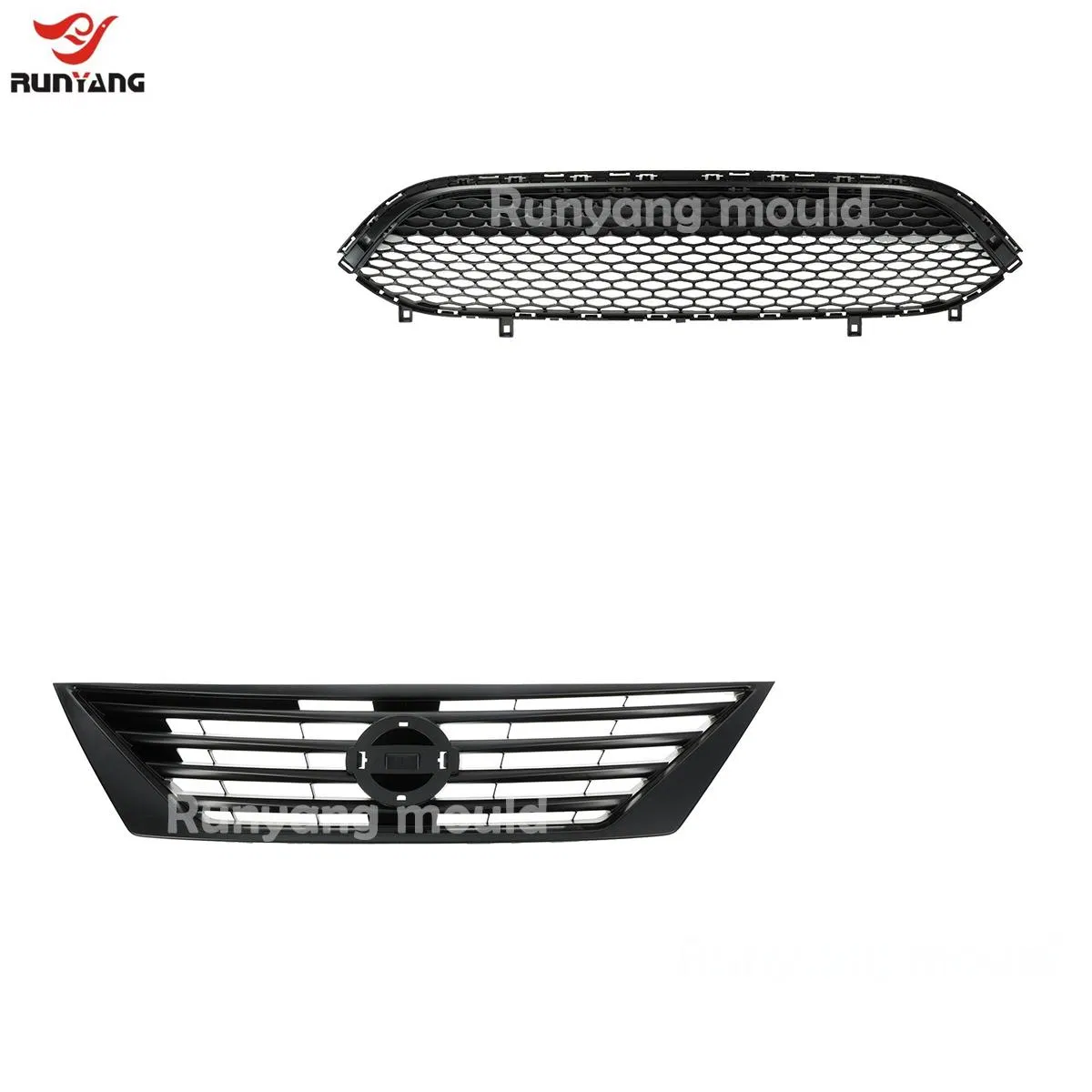 Taizhou Customized Car Parts Exterior Accessories Front Bumper Automotive Grille Mold ABS Material OEM Plastic Injection Grille Mould