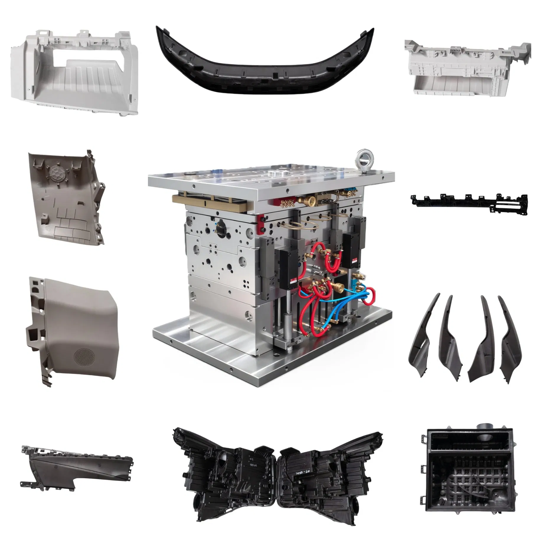 Customized OEM ODM Precision Durable ABS PP PE PA66 Automotive Car Home Appliance Enterior&Exterior Plastic Parts Component Injection Mold Mould Molding Tooling