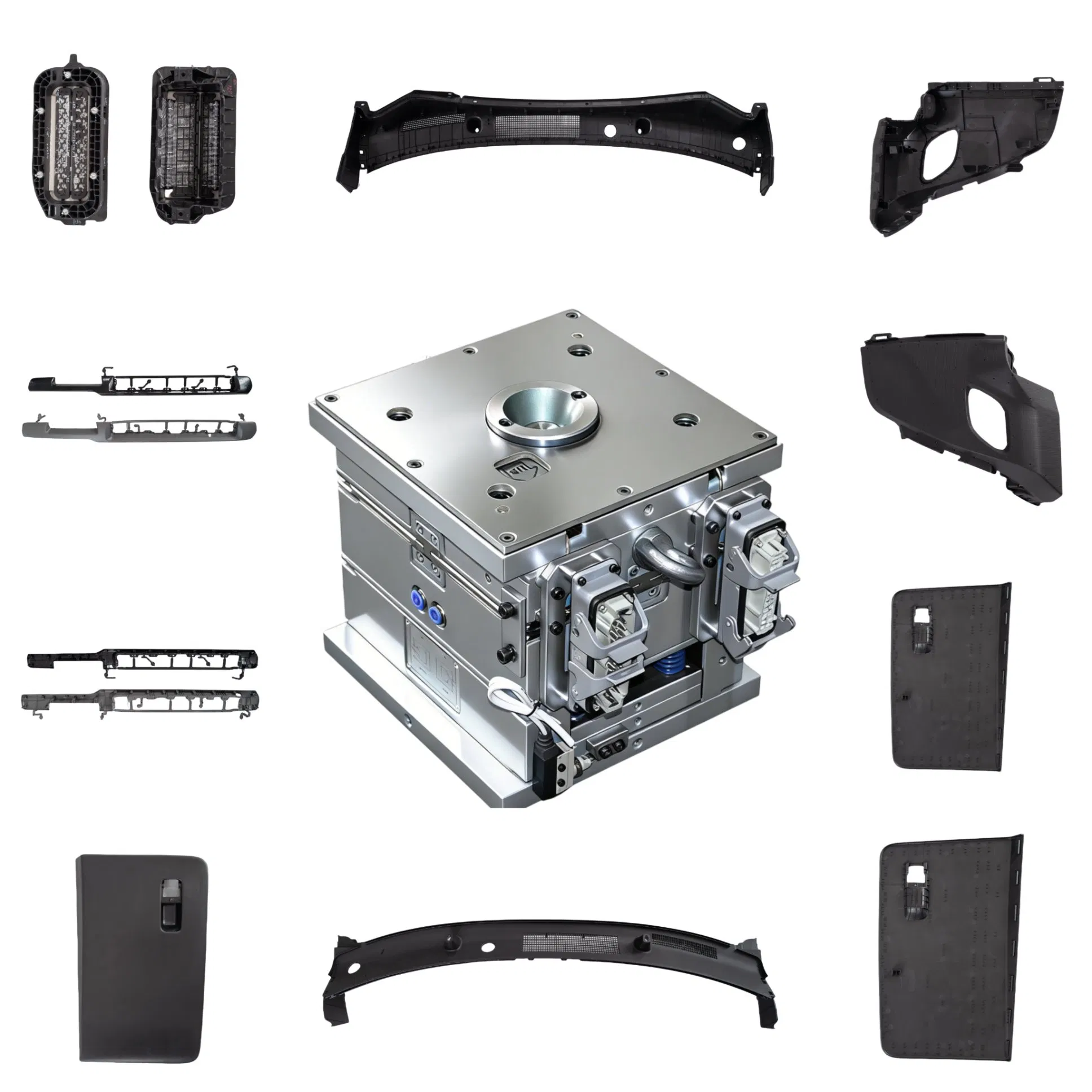 Customized OEM ODM Precision Durable ABS PP PE PA66 Automotive Car Home Appliance Enterior&Exterior Plastic Parts Component Injection Mold Mould Molding Tooling
