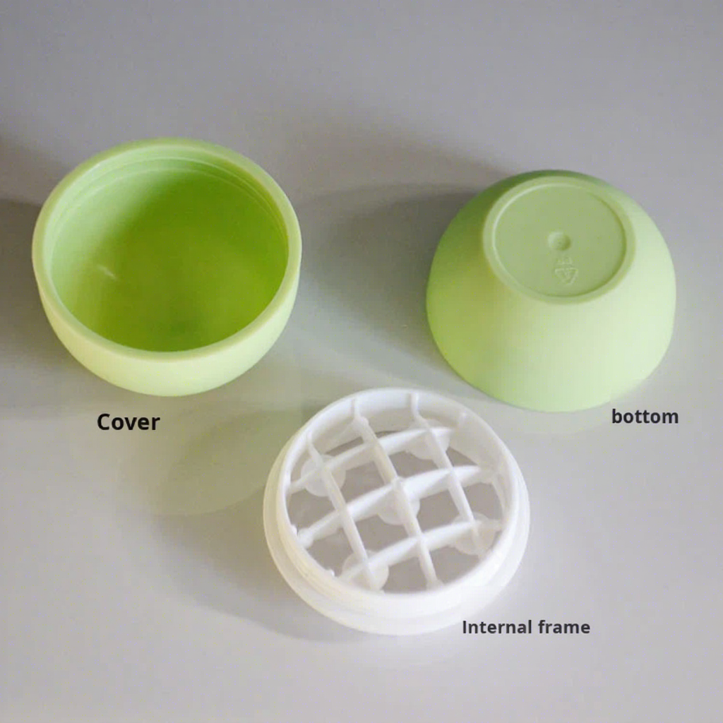 20g Spherical PP Plastic Cosmetic Moisturizing Cream Children's Lipstick Packaging Box DIY Homemade Lithospermum Cream Hair Wax