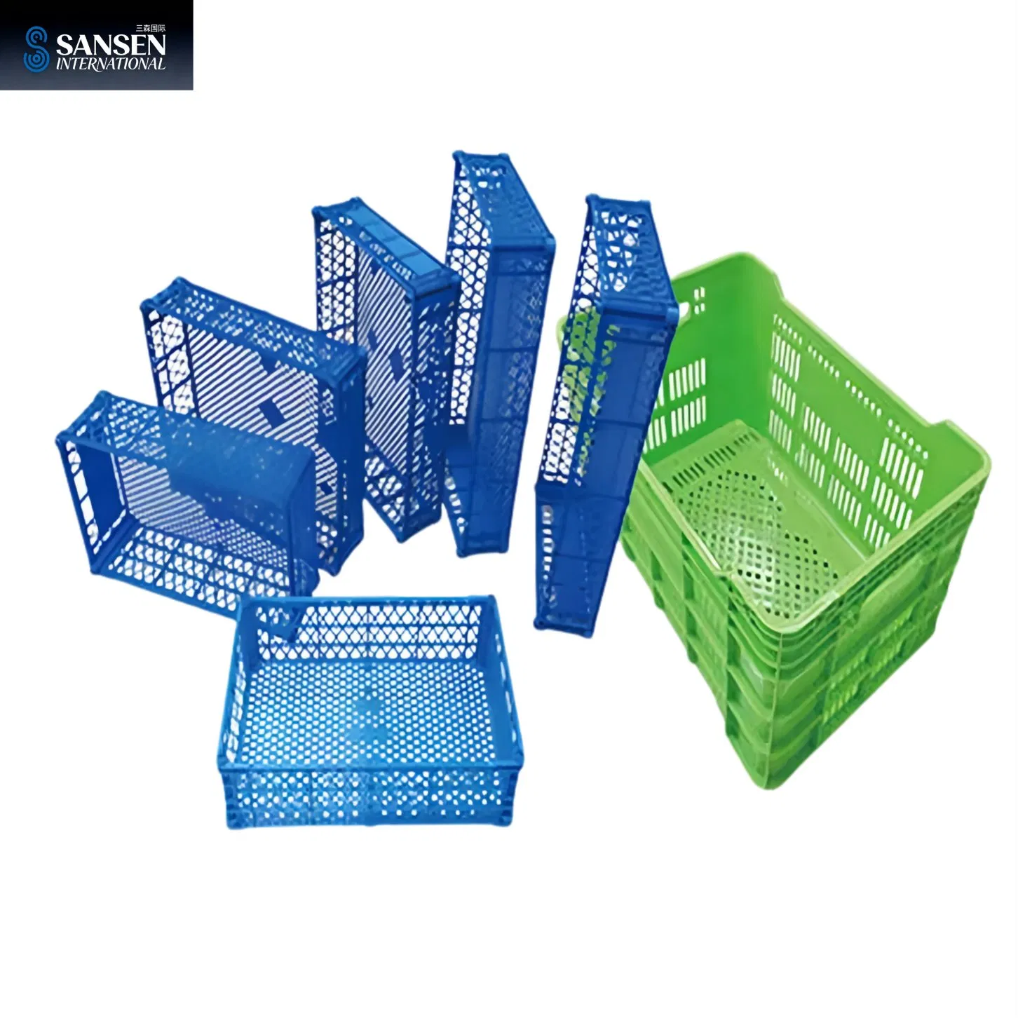Custom Plastic Injection Mold for Logistics Packaging &amp; Household/Industrial Products High Speed Molding for Chair, Crate, Bucket, Pallet, Fruit &amp; Transport