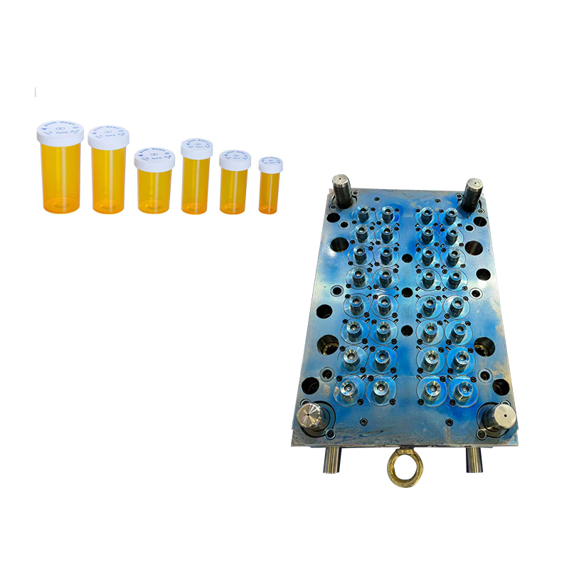 Professional Custom Making Medical Packing Bottle Injection Molding Plastic Molds Safety Pill Bottle Injection Mold