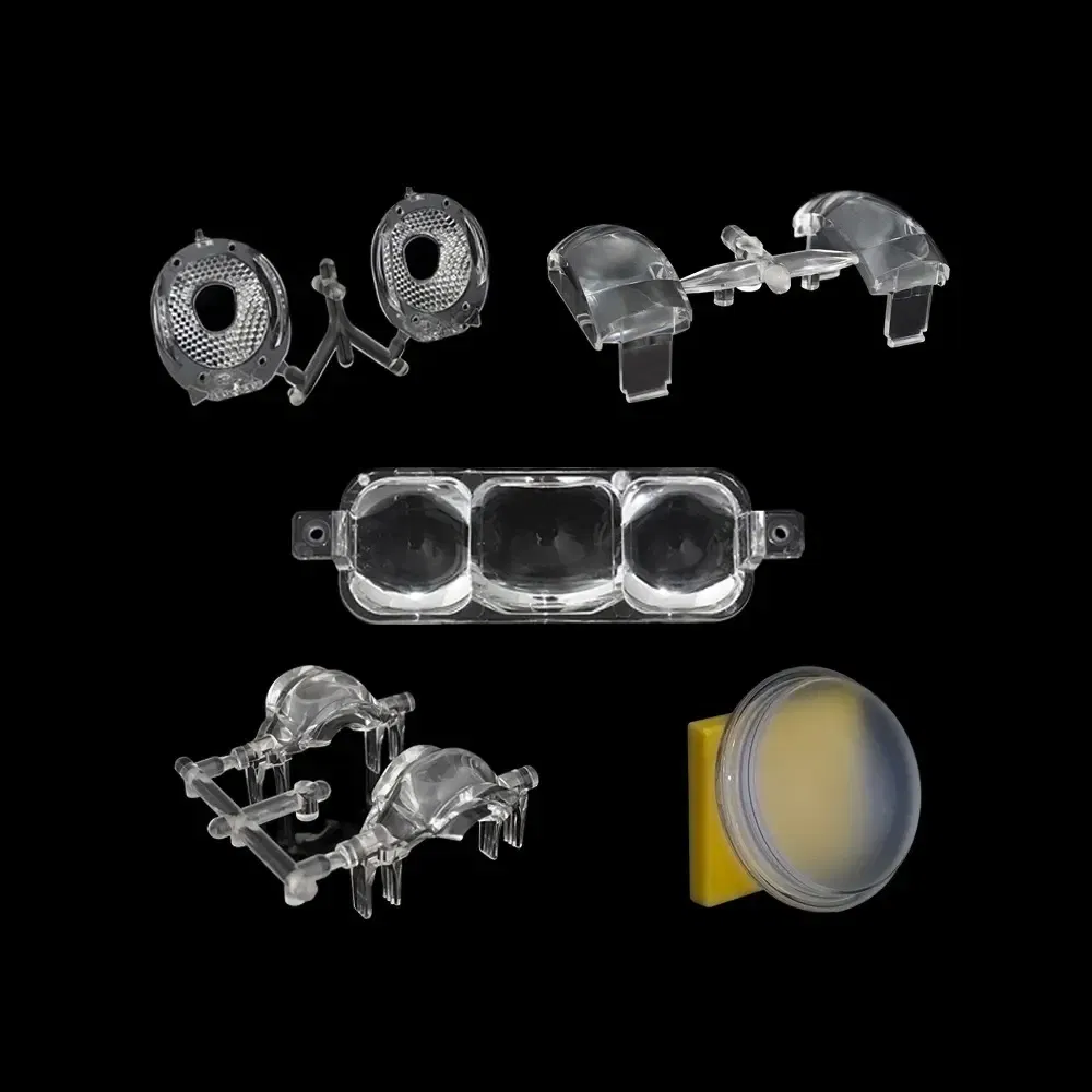 Plastic Injection Mold Maker Molding Capabilities for Interior and Exterior Molded Components to Automotive Lighting Lens Custom Molded PMMA/Acrylic PC Lenses