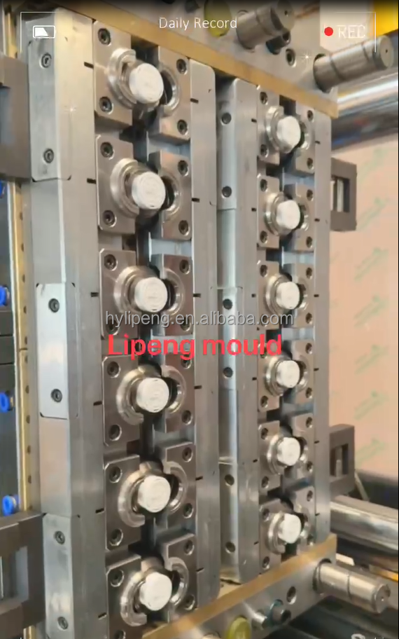 Customized Plastic Injection Pharmaceutica Effervescent Tablet Tube Cap Mould with Dessiccant Stopper Caps Spring Cap Mold