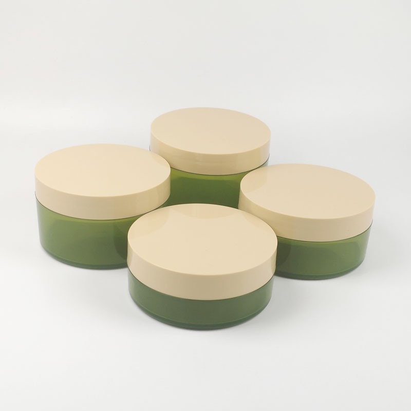 Custom Recyclable 200ml PP Cosmetic Jars with White Lids Injection Molded for Eye Cream Face Mask &amp; Body Cream (Custom Color)