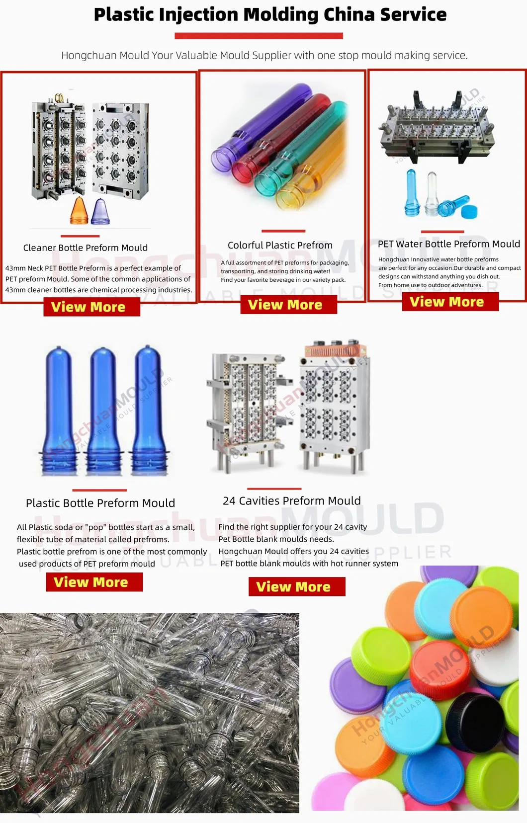 PET Preform Injection Mold