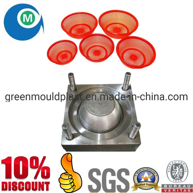 Commodity Kitchen Ware Plastic Vegetable Basket Injection Mold