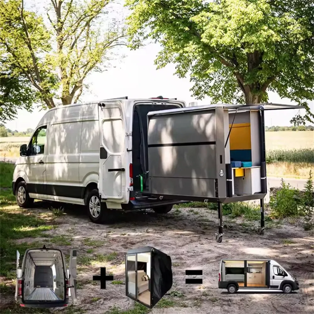 Camping-Focused Motorhome Equipped with Premium Outdoor Systems