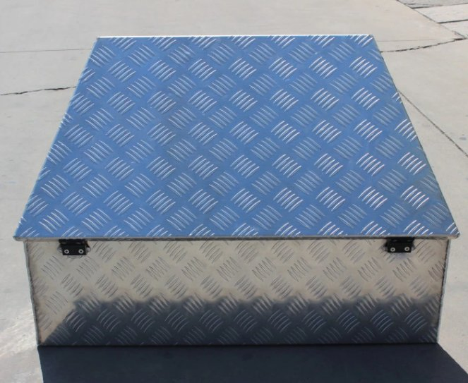 900*600 Size Aluminum Tool Box for Box Cage Trailer