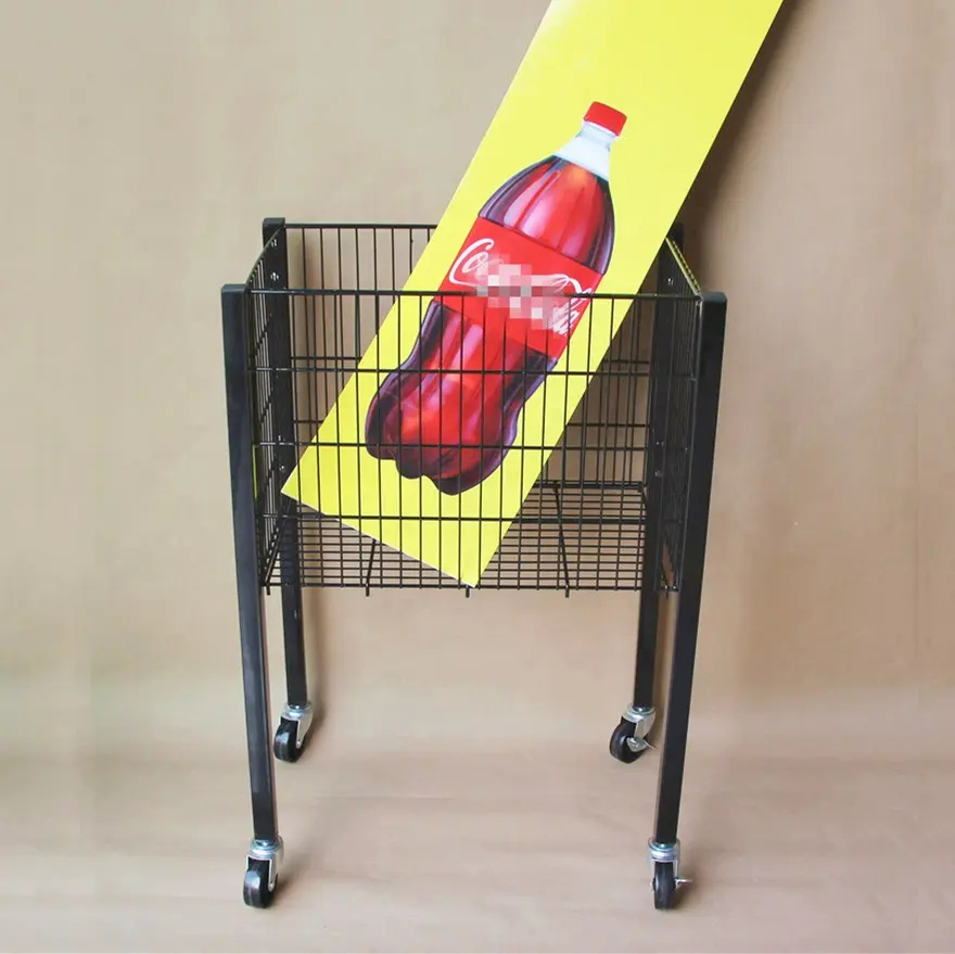 Toy Clothing Mesh Basket Roll Cage Trolley