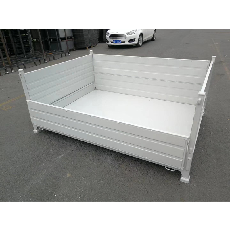 Heavy Duty Stackable and Foldable 1 Warehouse Collapsible Metal Box for Workshop Turnover Cargo &amp; Storage Equipment