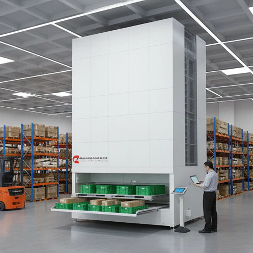 Vertical Lift Module Warehouse Automatic Rack System Intelligent Storage