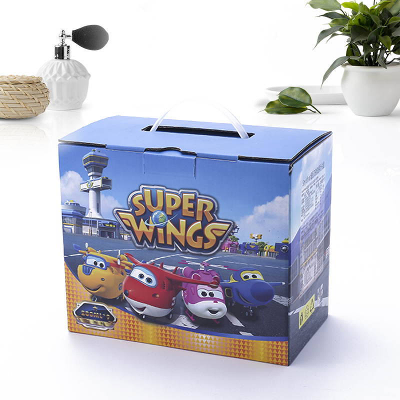 Colorful Cartoon Paper Packaging Box Brown Kraft Cardboard Paper Packing Box