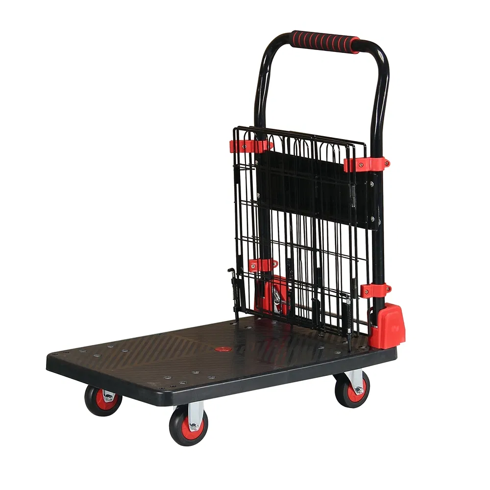 OEM Customized Load Capacity High-Performance Cage Type Platform Hand Trolley