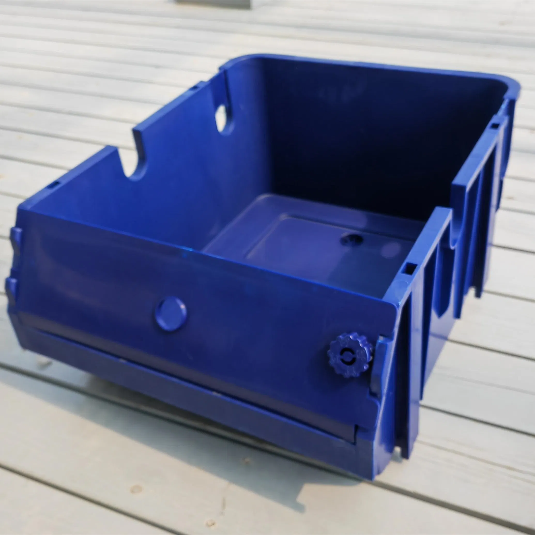 Plastic Crates Crab Lobster Aquaculture Folding Stackable Turnover Box with Lid Plastic Farming System Box