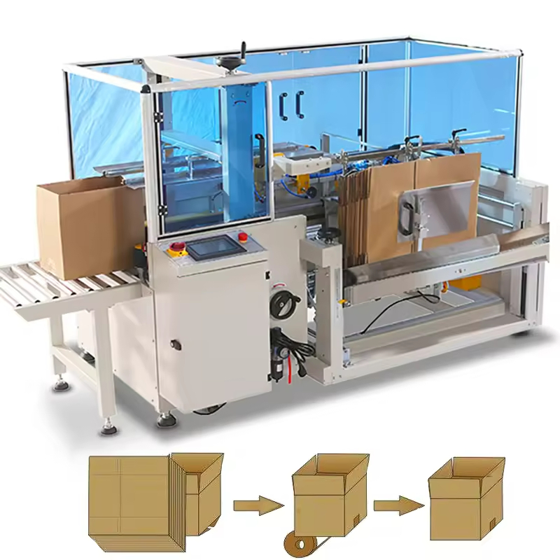 Low-Noise Carton Forming Machine: Safety-Guarded Auto-Erector for Pharmaceutical Logistics