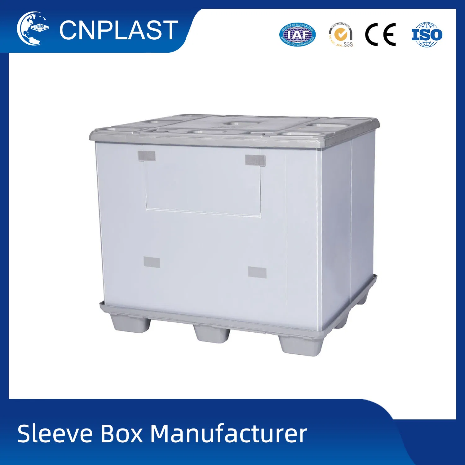 Heavy Duty Large Industrial Logistic Gaylord Custom Sleeve Collapsible Folding Foldable Plastic Coaming Antistatic PP Hollow Turnover Corrugated Boxes
