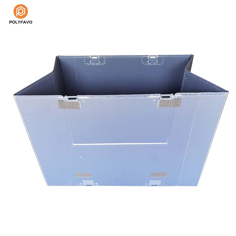 Reusable Sleeve Pallet Box with Quality Assurance Foldable Pallet Sleeve Set Industrial Lightweight Plastic Hoarding Box Turnover Box for Auto Parts Storage