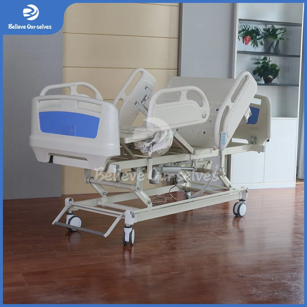 Hospital Bed Hr-D09 Leg Lift Function Medical Electric Camas De Hospital