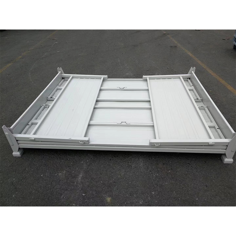 Heavy Duty Stackable and Foldable 1 Warehouse Collapsible Metal Box for Workshop Turnover Cargo &amp; Storage Equipment