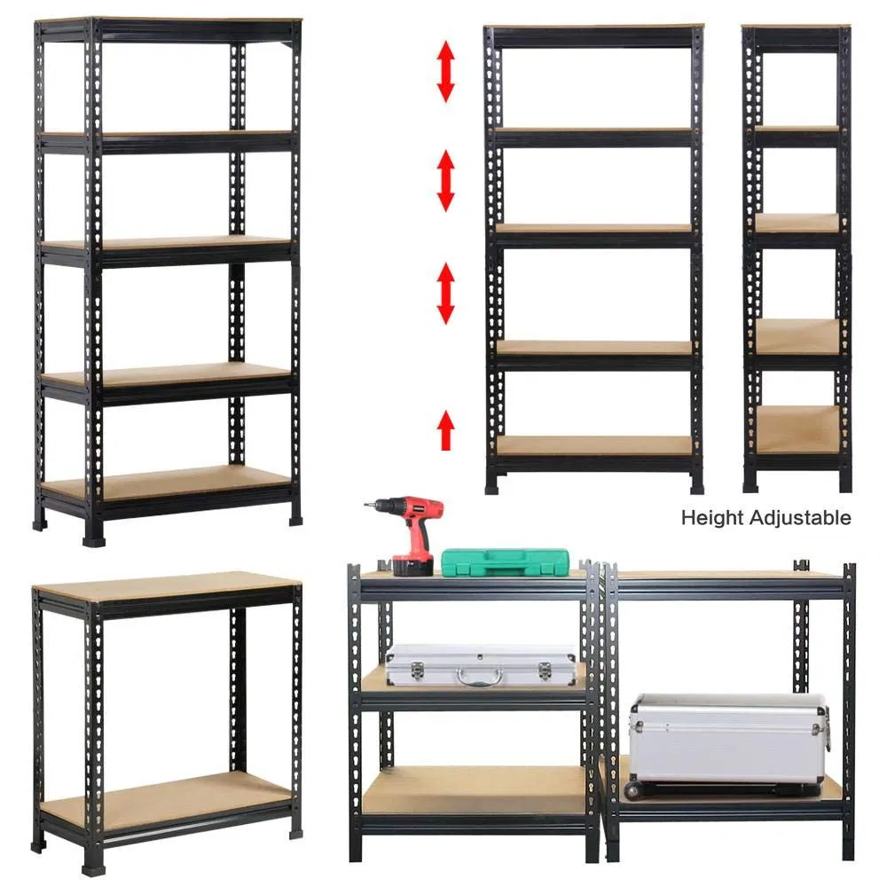 Customized Size Iron Storage Rivet Rack Units for Garage and Supermarket Shelves