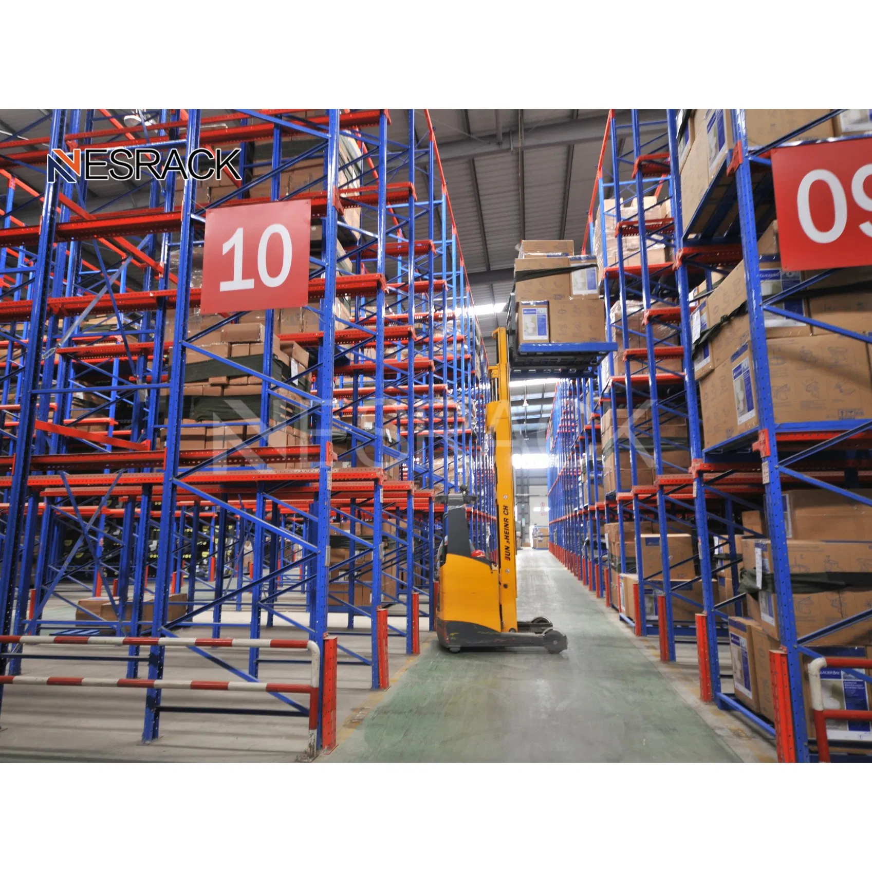 Nesrack Heavy Duty Automation Warehouse Asrs Racking System for Building Materials Warehouse Heavy Goods Placement
