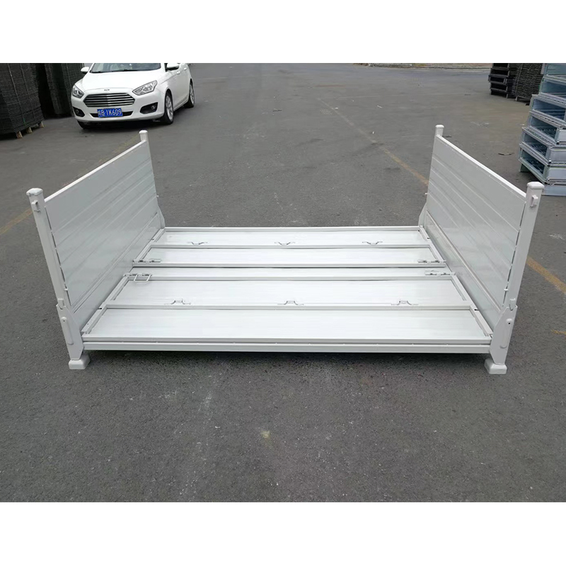 Heavy Duty Stackable and Foldable 1 Warehouse Collapsible Metal Box for Workshop Turnover Cargo &amp; Storage Equipment