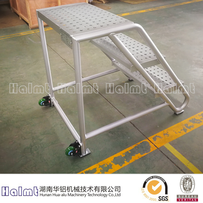 High Quality Mobile Industrial Aluminum Step Ladder