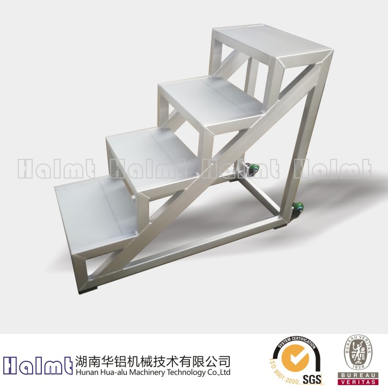 High Quality Mobile Industrial Aluminium Step Ladder