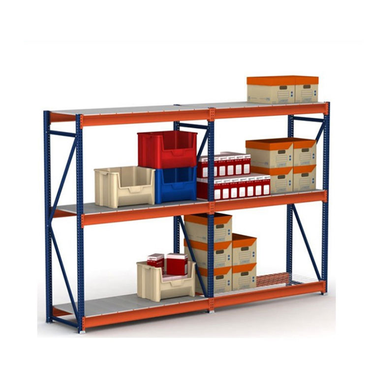 Customized Iron Metal Steel Storage Shelf Warehouse Industrial Boltless Shelving System Medium Duty Rack Standard Stacking Racks Warehouse Shelves