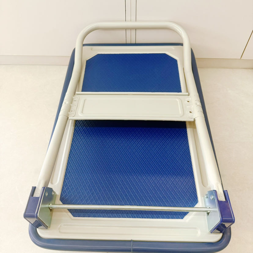 Heavy-Duty Platform J 250 Blue Japanese Style Trolley for Easy Transport and Storage