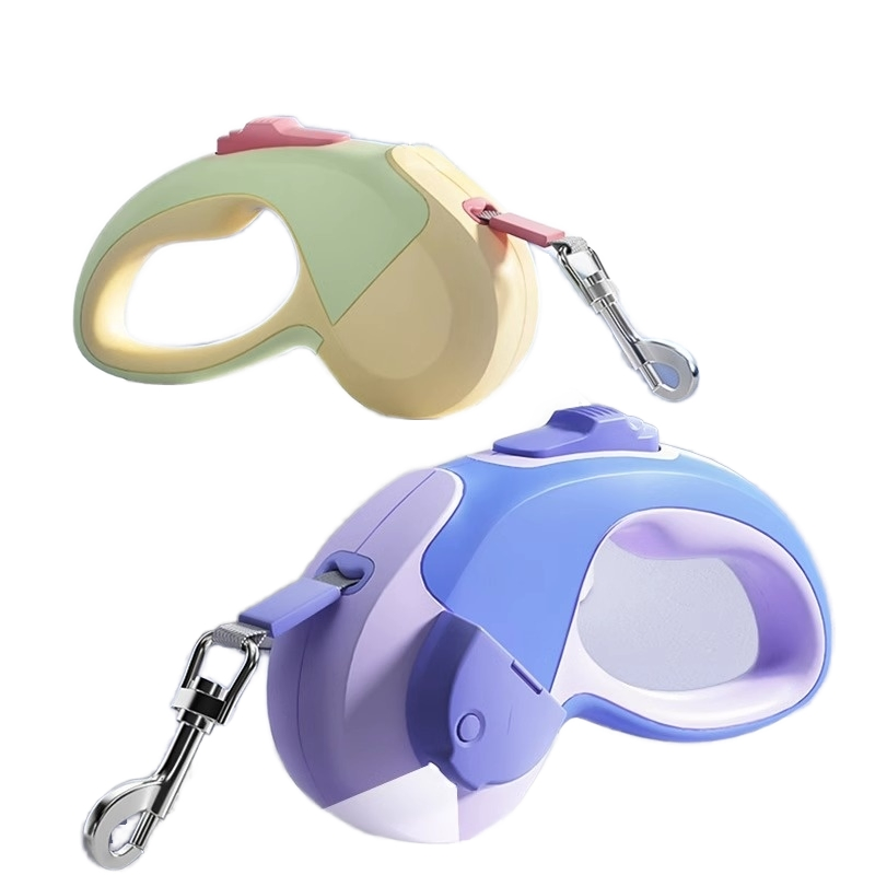 Dog Walking Rope Telescopic Luminous Automatic Traction for Small Medium Dogs Pet Supplies