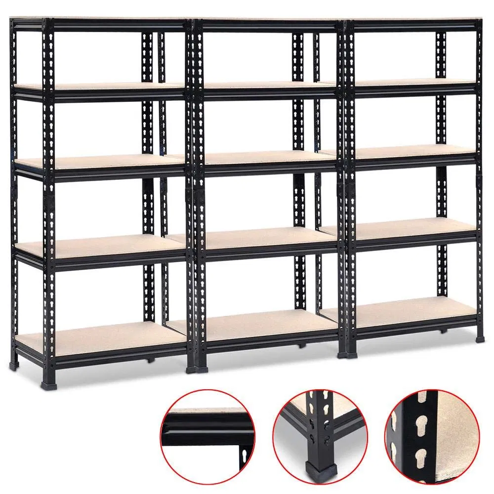 Customized Size Iron Storage Rivet Rack Units for Garage and Supermarket Shelves