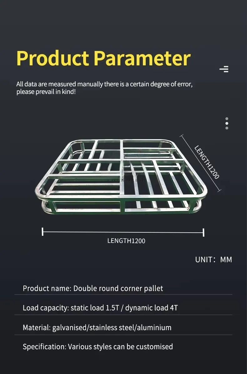 Custom Size Steel Pallet