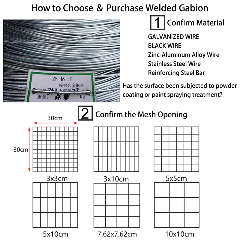 CE &amp; ISO Certified Factory Wholesale Galvanized Welded Stone Gabion Cage Gabion Box for Gabion Garden Decoration