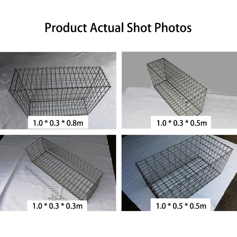 CE &amp; ISO Certified Factory Wholesale Galvanized Welded Stone Gabion Cage Gabion Box for Gabion Garden Decoration