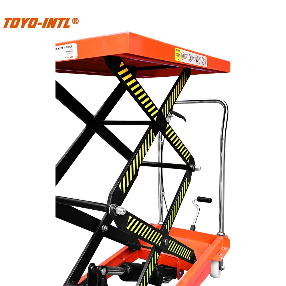Toyo-Intl Warehouse Carrier Scissor Platform Manual Trolley 150kg to 1500kg