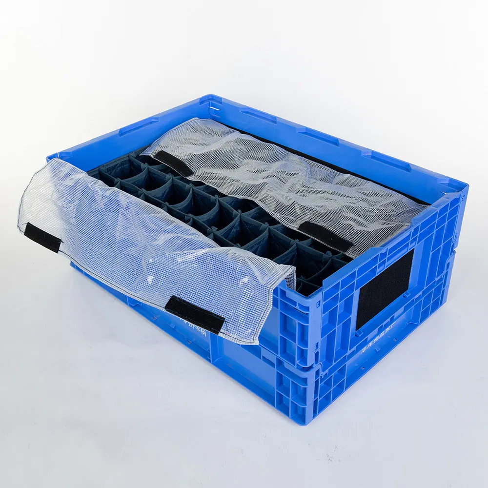 Foldable Industrial Plastic Turnover Boxes for Streamlined Product Storage Solutions