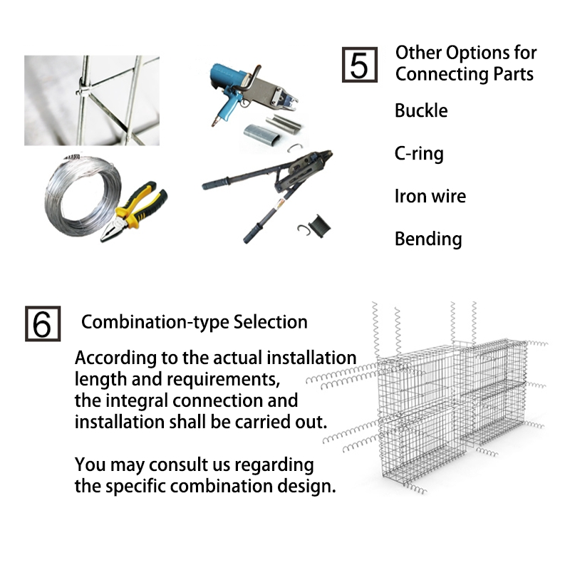 CE &amp; ISO Certified Factory Wholesale Galvanized Welded Stone Gabion Cage Gabion Box for Gabion Garden Decoration