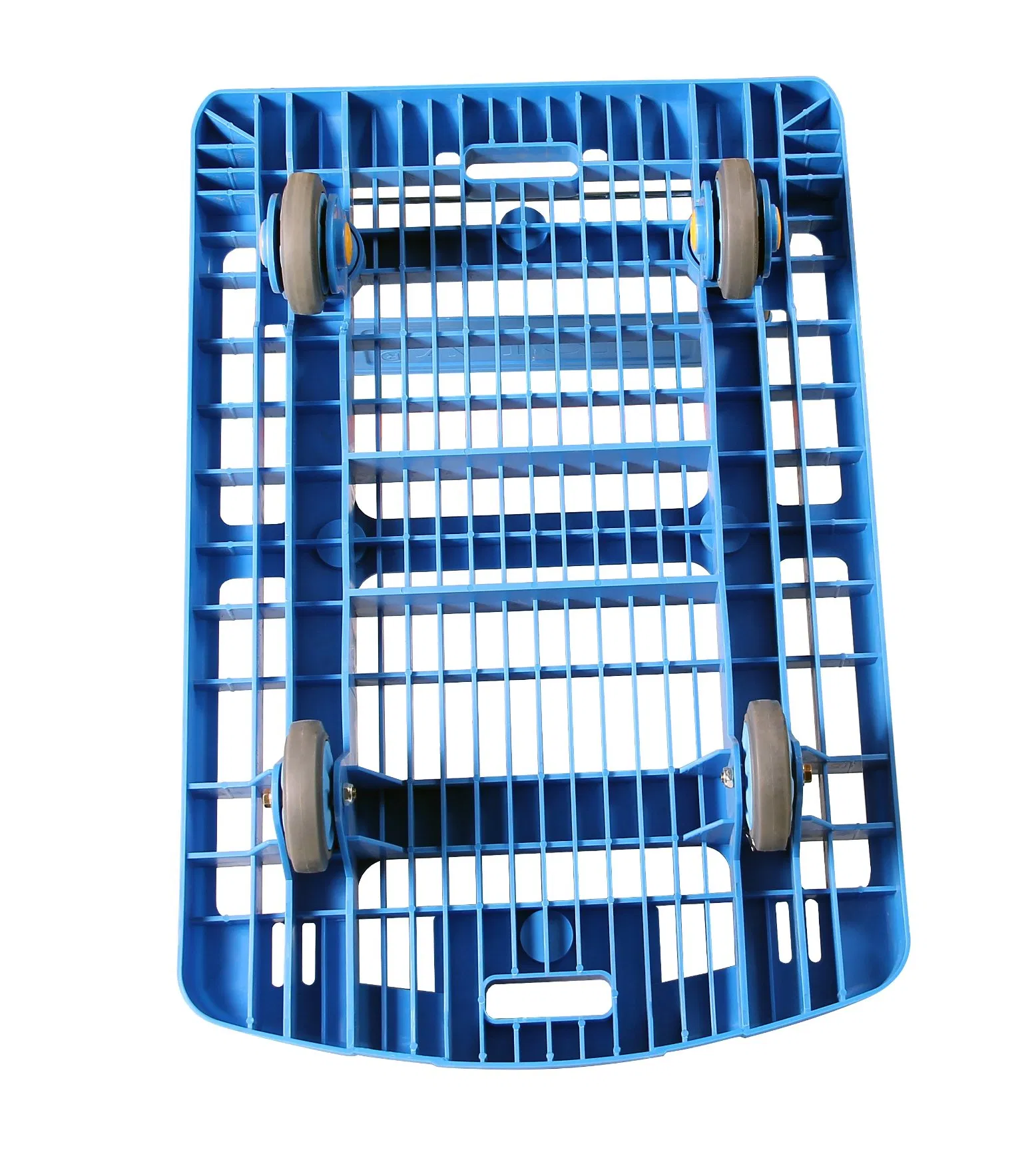 Heavy-Duty Mesh Platform Trolley for Industrial Use and Cargo Transport