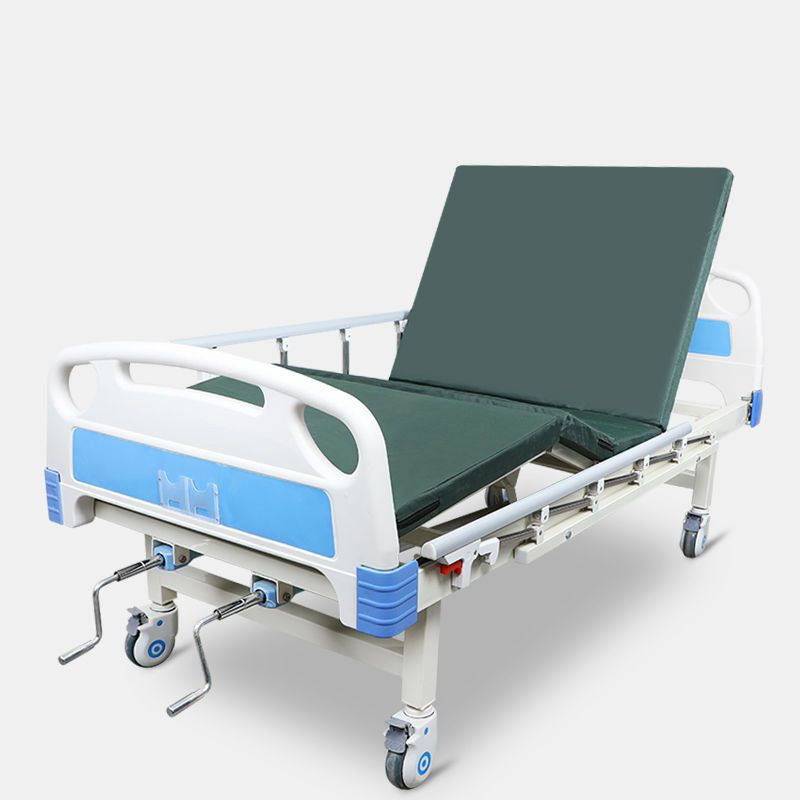 Hospital Furniture Manufacturer Outlet 2 Functions Hospital Bed Two Cranks Medical Bed