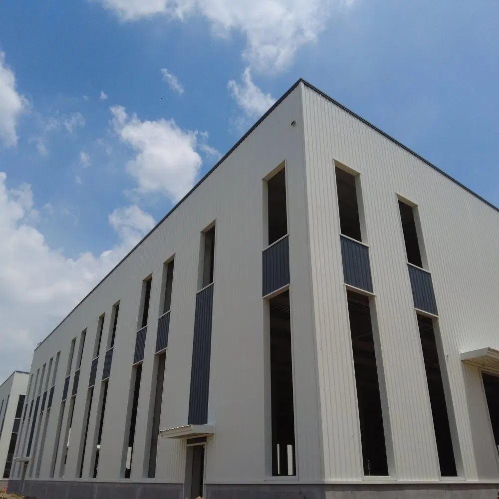 Industrial Structural Steel Construction Heavy/Light Weight Easy Assembly Prefabricated/Prefab Anti-Corrosion Painted Galvanized Metal Frame Steel Structure