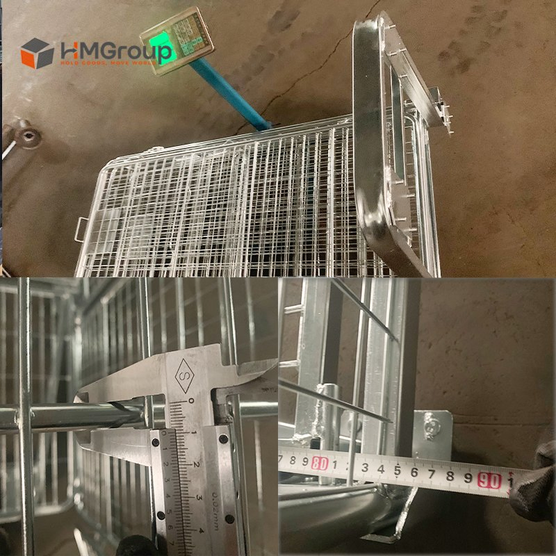 European Standard Roll Container Warehouse Cargo Transport Rolling Cage Trolley