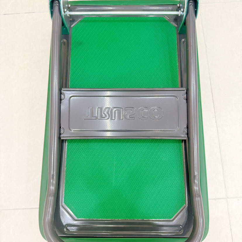 Heavy-Duty Platform J 100 Green Japanese Style Trolley for Easy Transport and Storage