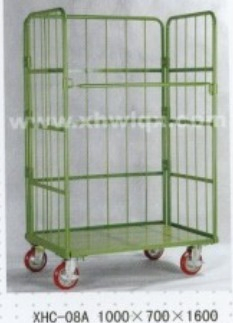 Logistics Metal Folding Rolling Container Security Warehouse Roll Cages Trolley