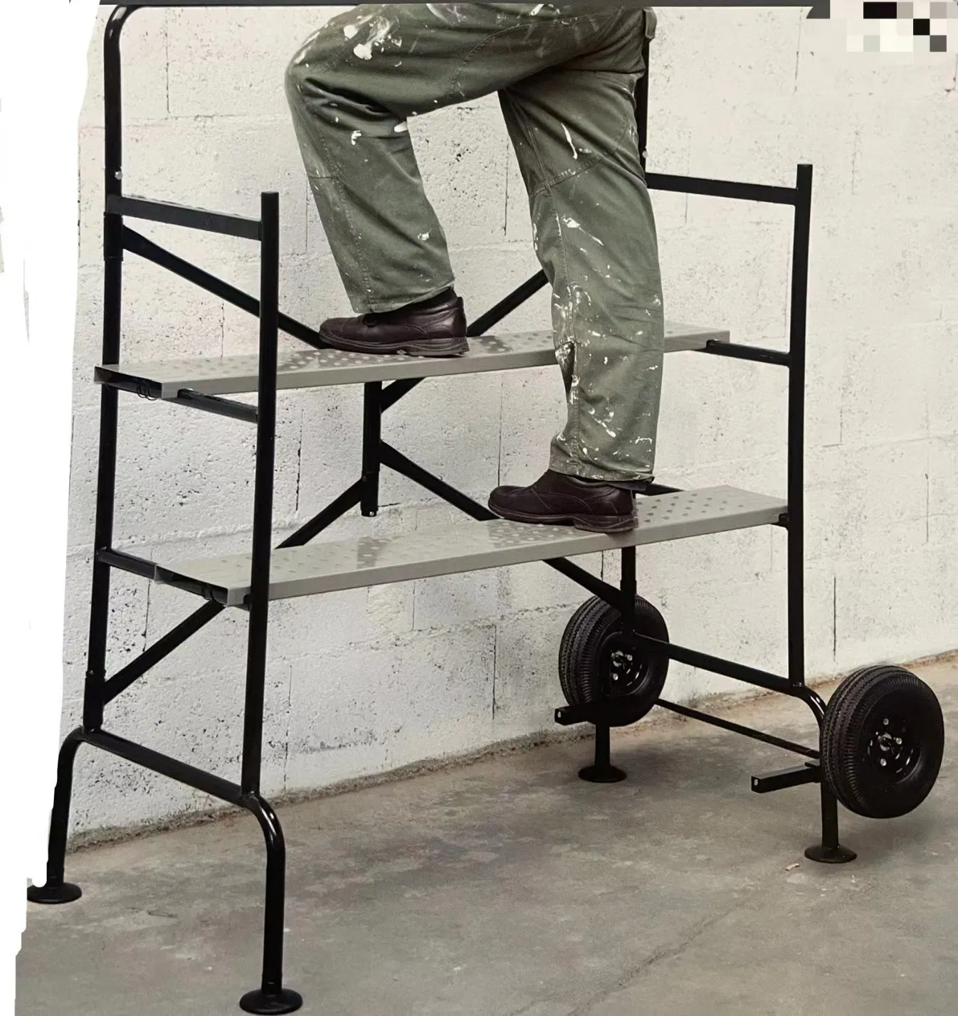 Safety and Environmental Protection Simple and Convenient Portable Scaffolding Mini Mobile Ladder for Family