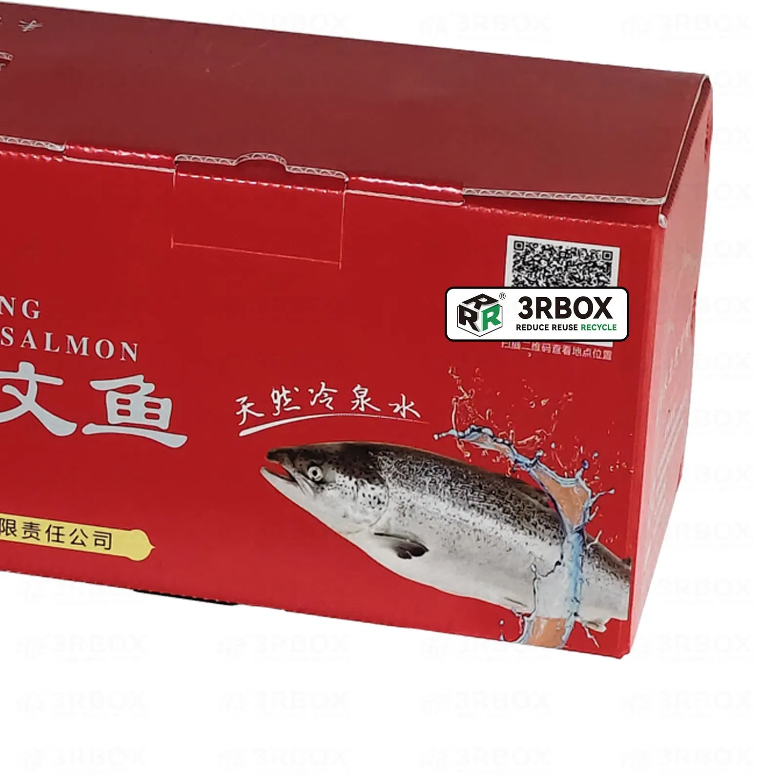 China Manufacturer Hot Selling Wholesale Custom Stone Paper Corrugated Seafood Shipping Box